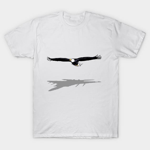 Flying Eagle T-Shirt by NewSignCreation